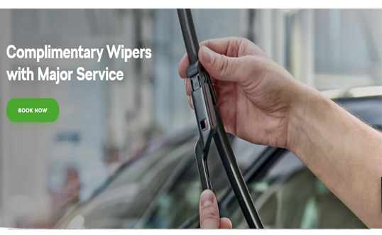 Free Wipers with Major Service