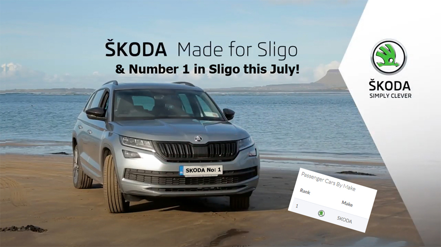 SKODA is Number 1 in Sligo this July