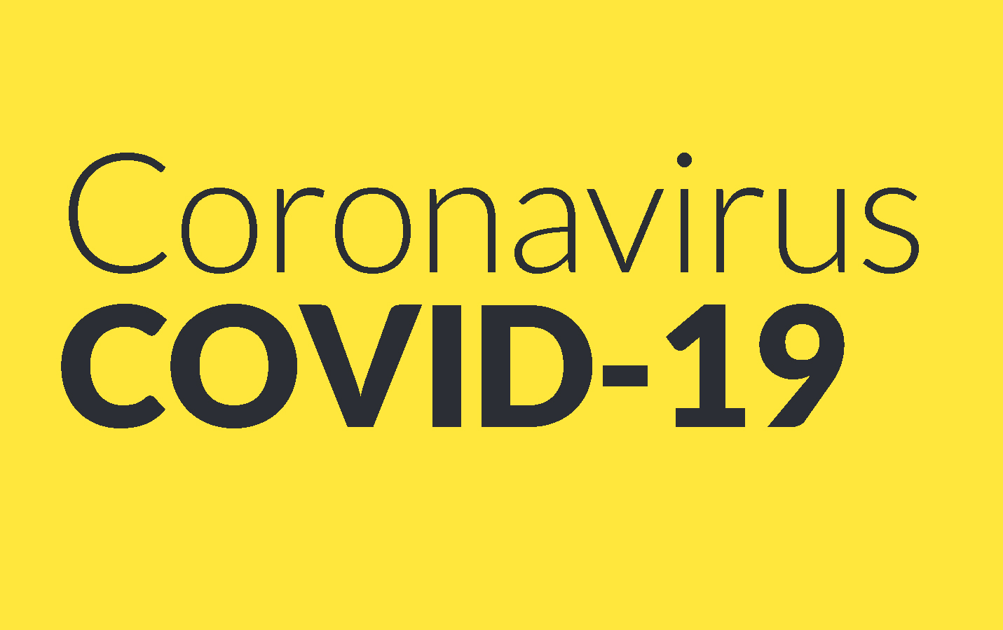 CovID-19 Announcement
